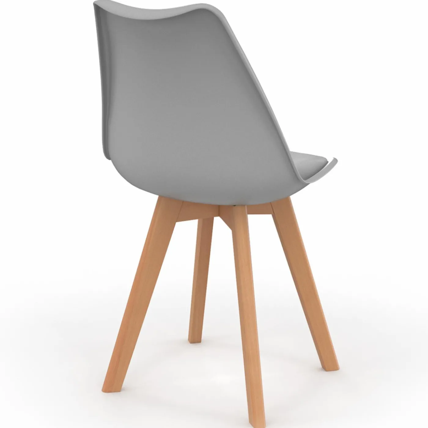 Lot de 8 chaises scandinaves 4 couleurs