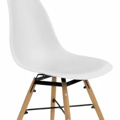 Lot de 6 chaises scandinaves couleur pastel