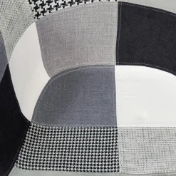 Lot de 2 fauteuils scandinaves noirs gris et blancs