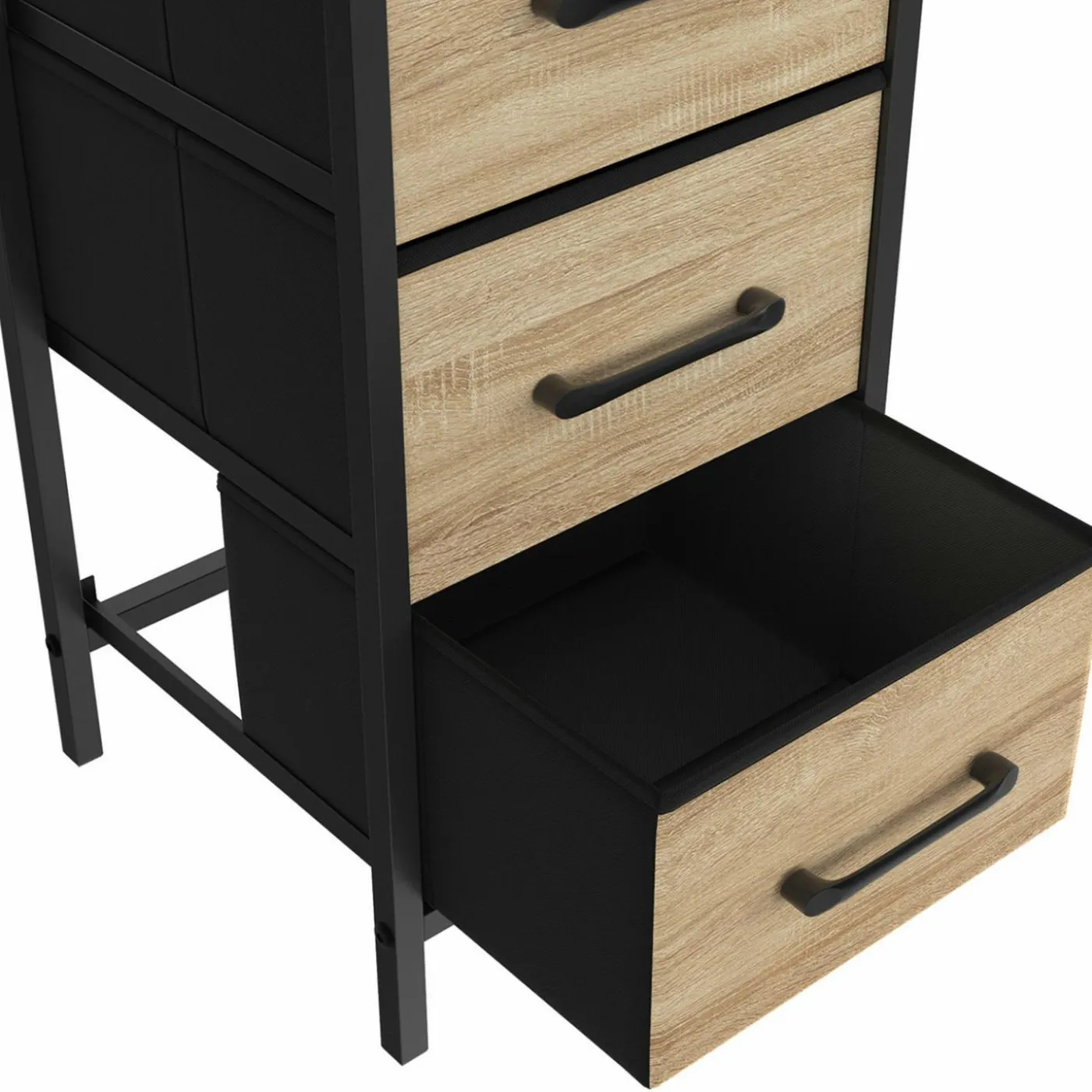 Lot de 2 tables de chevet 3 tiroirs