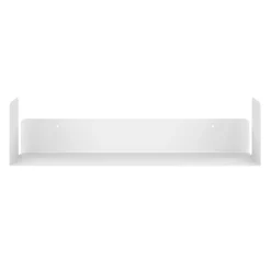 Lot de 4 étagères blanches 60x15 cm pour livres