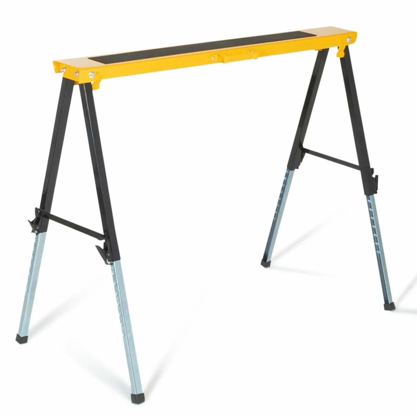 Lot de 2 tréteaux pliables avec plateau antiglisse