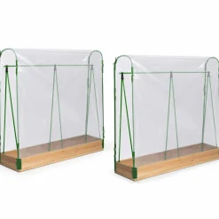 Lot de 2 tunnels à tomates 1,20 m