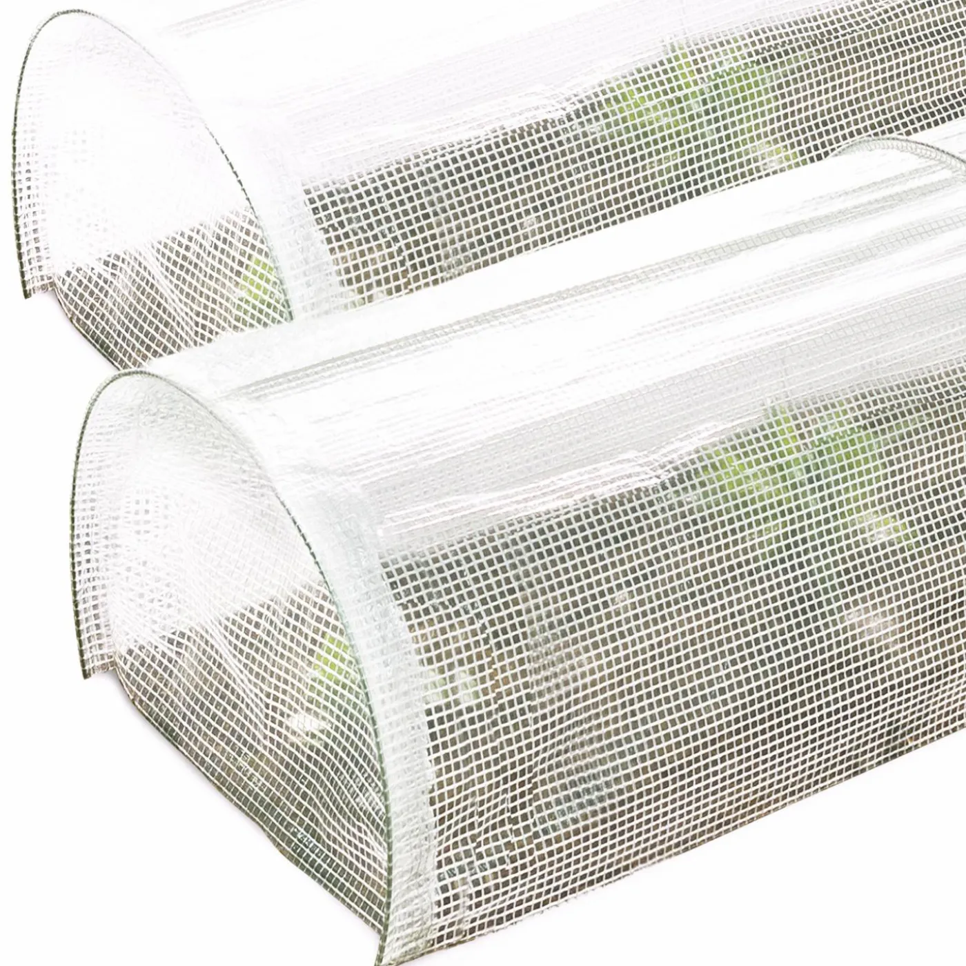 Lot de 2 tunnels de forçage 5 m toutes saisons