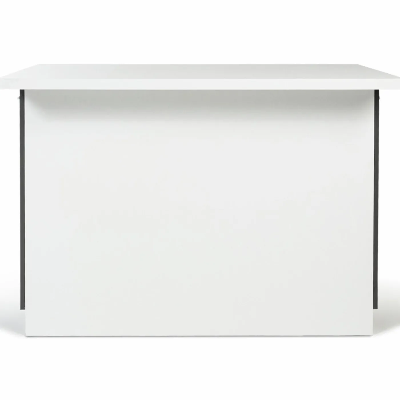 Îlot de cuisine blanc et gris 120 cm