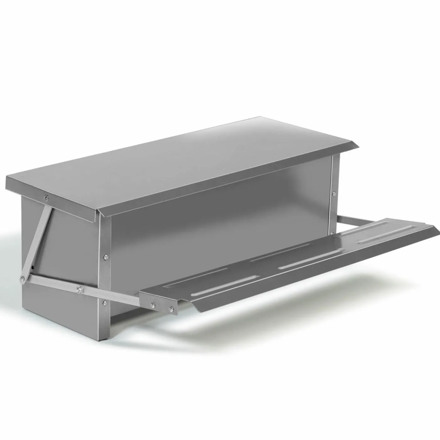 Mangeoire automatique en acier pour poules