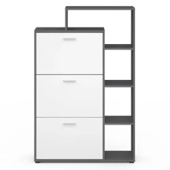 Meuble à chaussures 3 portes avec étagère