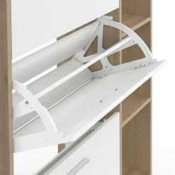 Meuble à chaussures 3 portes avec étagère