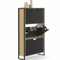 Meuble à chaussures industriel avec 3 portes