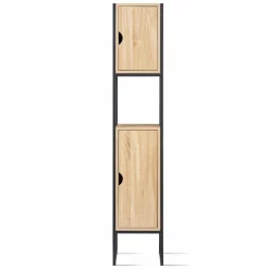 Meuble colonne salle de bain style industriel