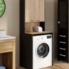 Meuble dessus de machine à laver avec placard