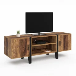 Meuble TV 140cm avec 2 portes