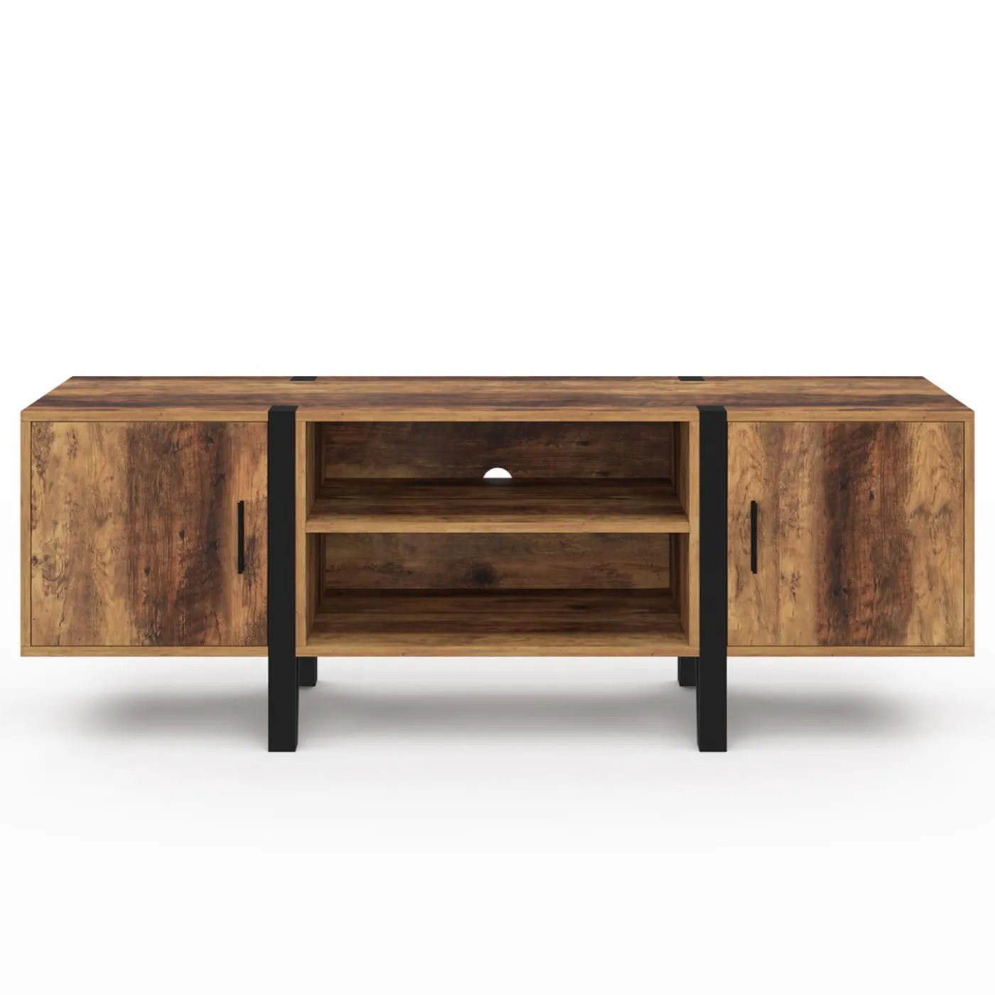 Meuble TV 140cm avec 2 portes