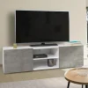 Meuble TV effet béton