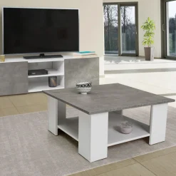 Meuble TV effet béton