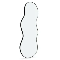 Miroir organique contour noir 45 x 100 cm