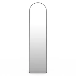 Miroir sur pied contour noir 160 x 40 cm
