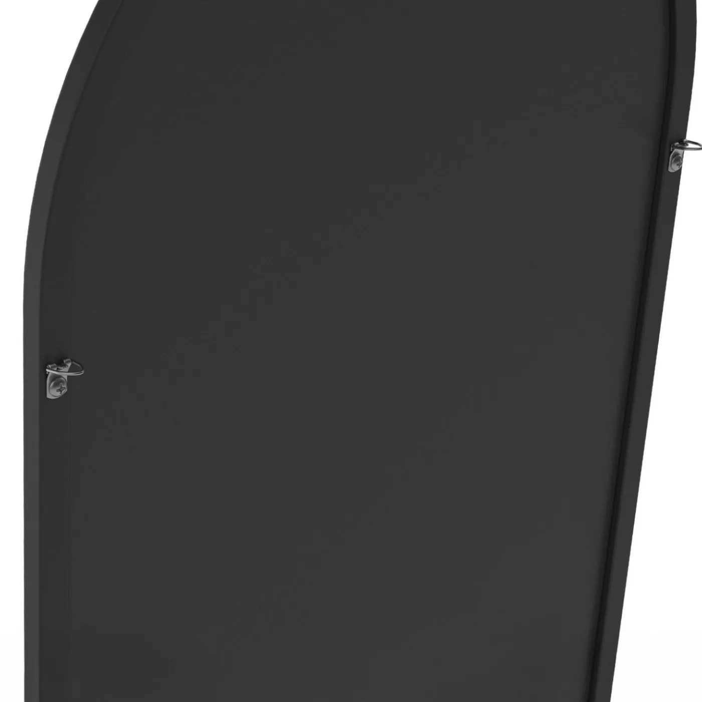 Miroir sur pied contour noir 160 x 40 cm