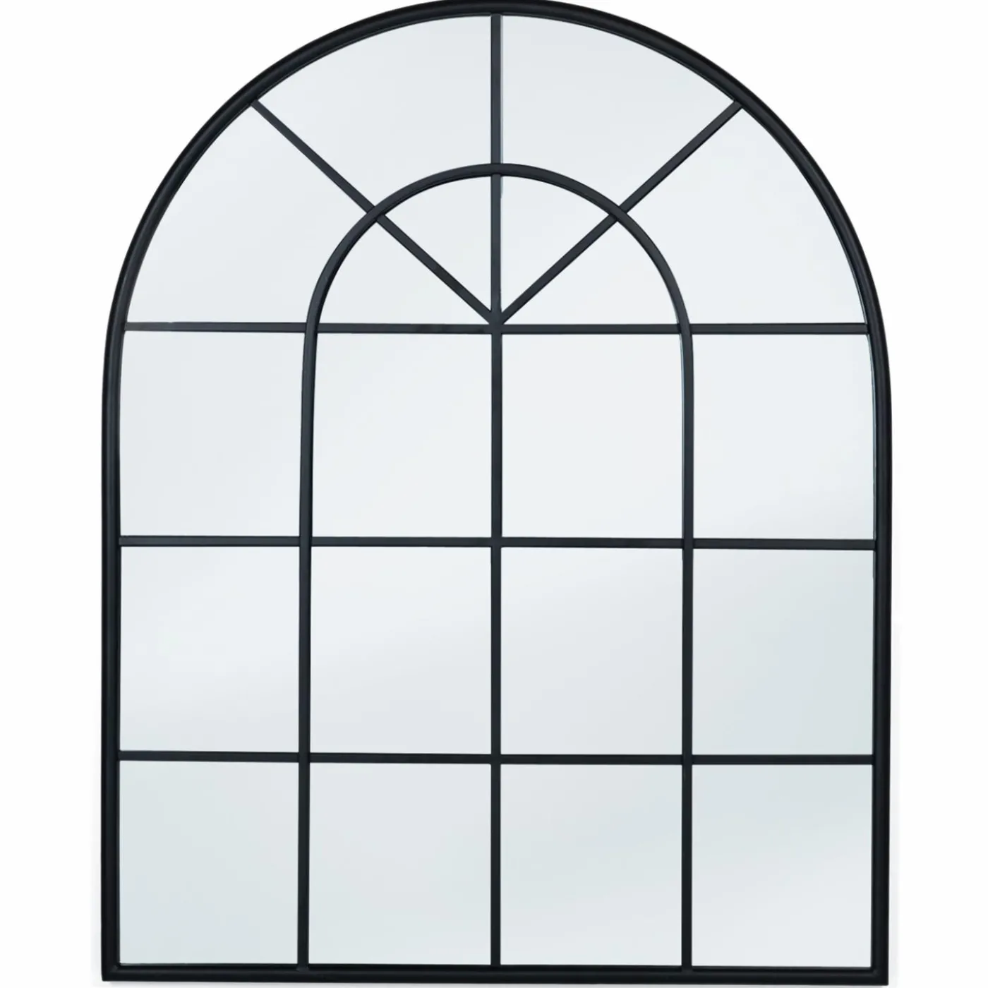 Miroir verrière en arche 80 x 100 cm