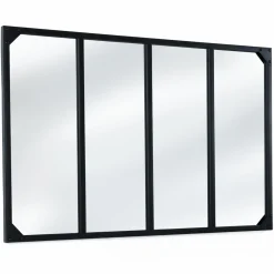 Miroir verrière style industriel