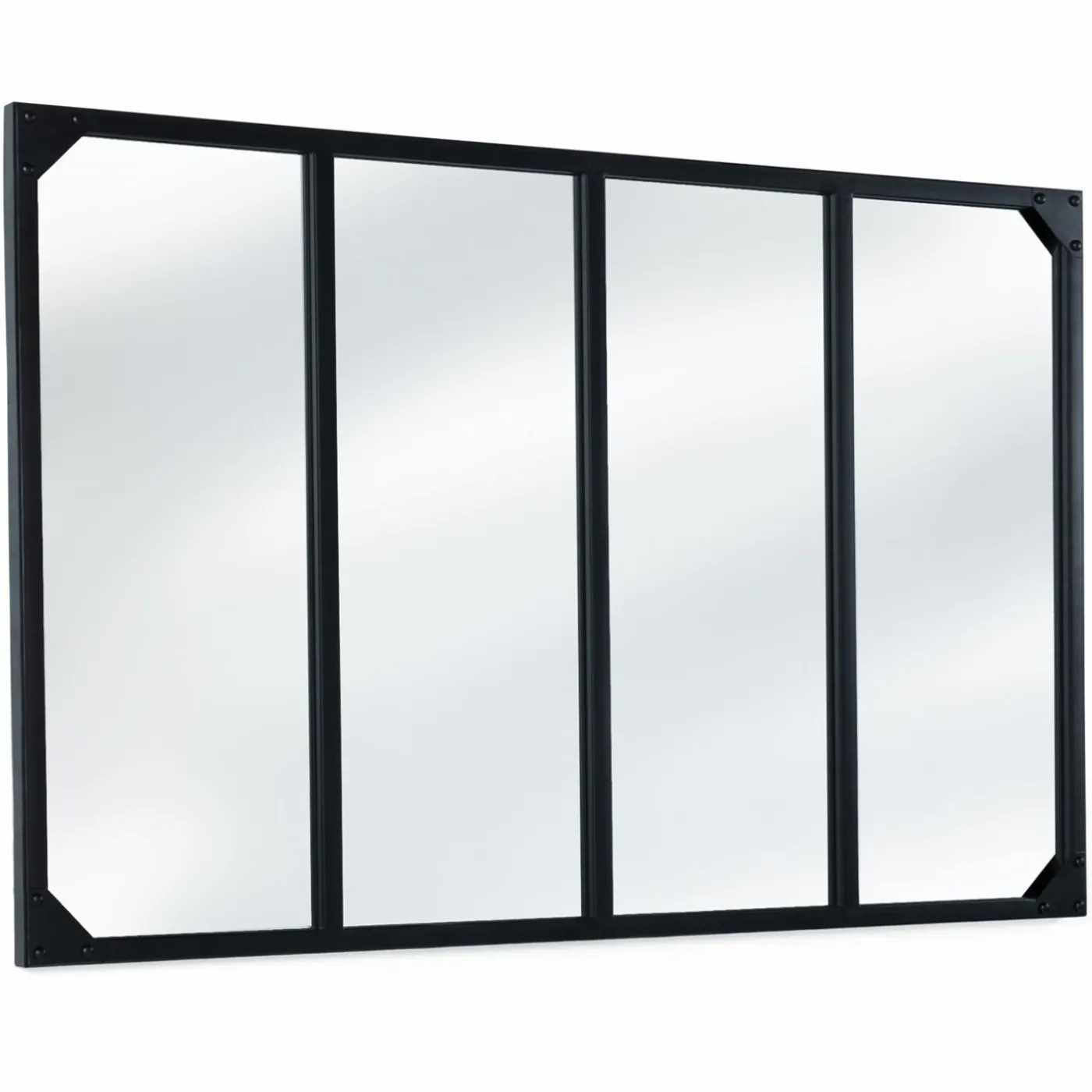 Miroir verrière style industriel