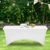 Nappe rectangulaire extensible blanche