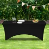 Nappe rectangulaire extensible noire