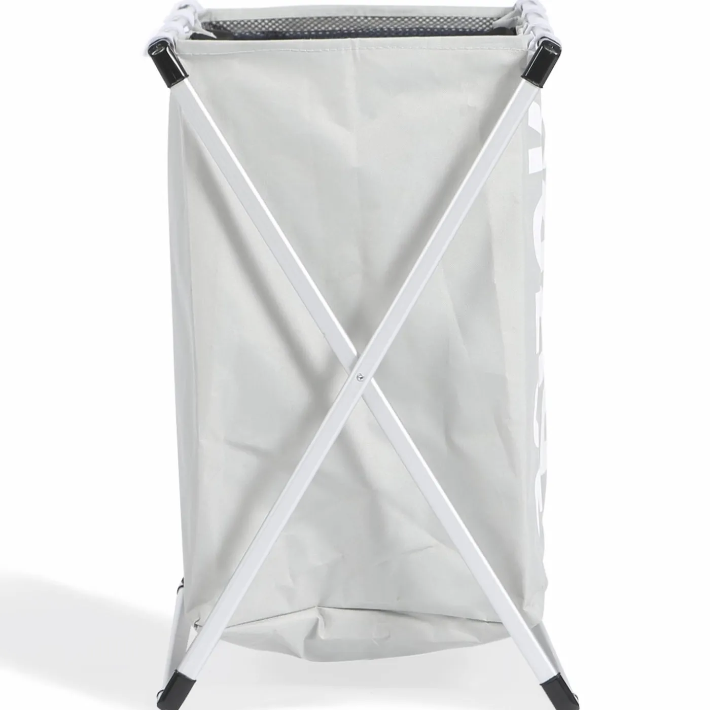 Panier à linge pliable gris 3 compartiments