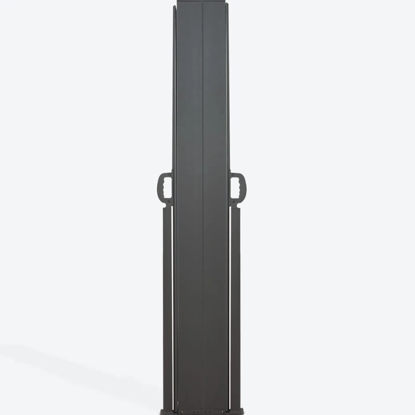 Paravent double rétractable 180 x 800 cm gris anthracite
