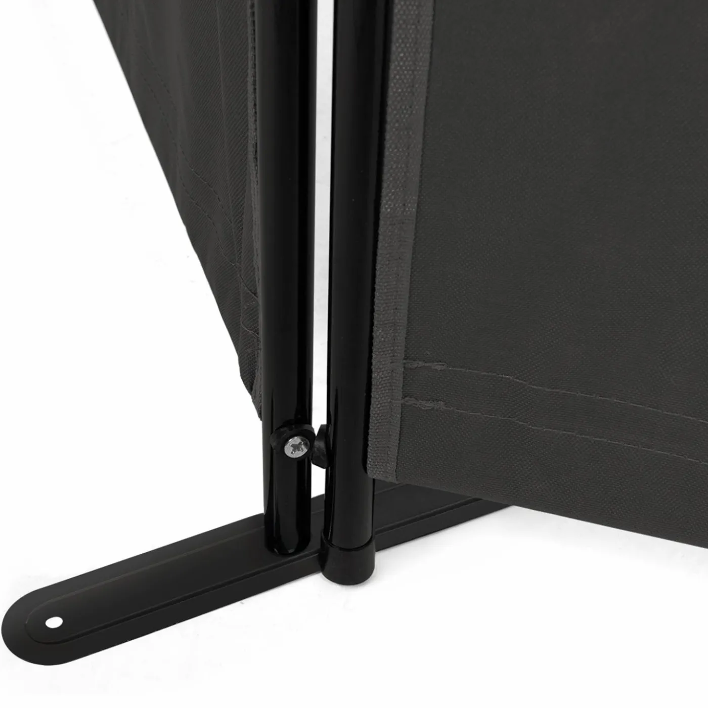 Paravent extérieur / intérieur sur pieds 3 panneaux gris anthracite