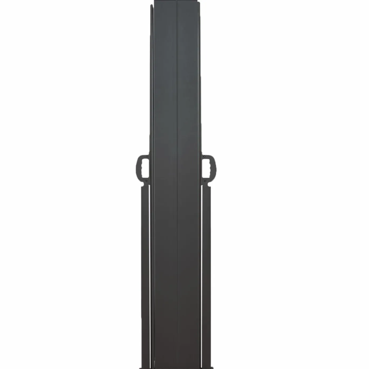 Paravent rétractable double gris anthracite