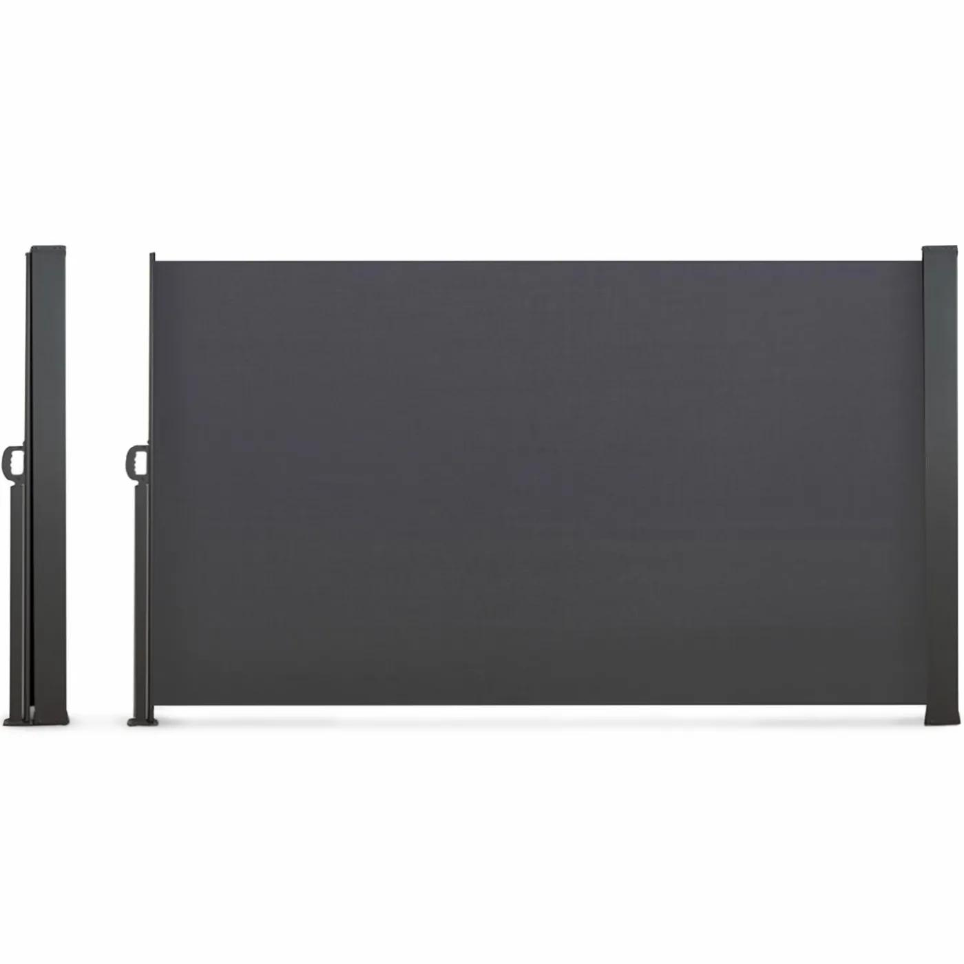 Paravent rétractable 4m gris