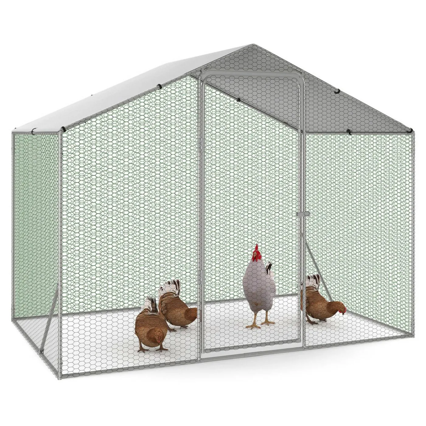 Parc à poules grillagé 3 m²