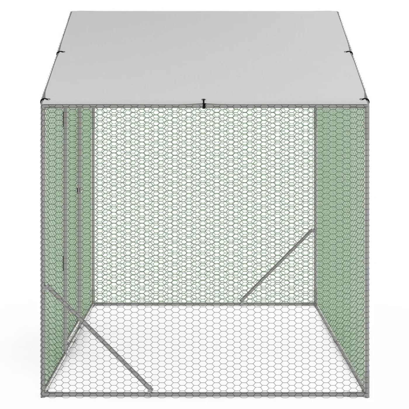 Parc à poules grillagé 3 m²