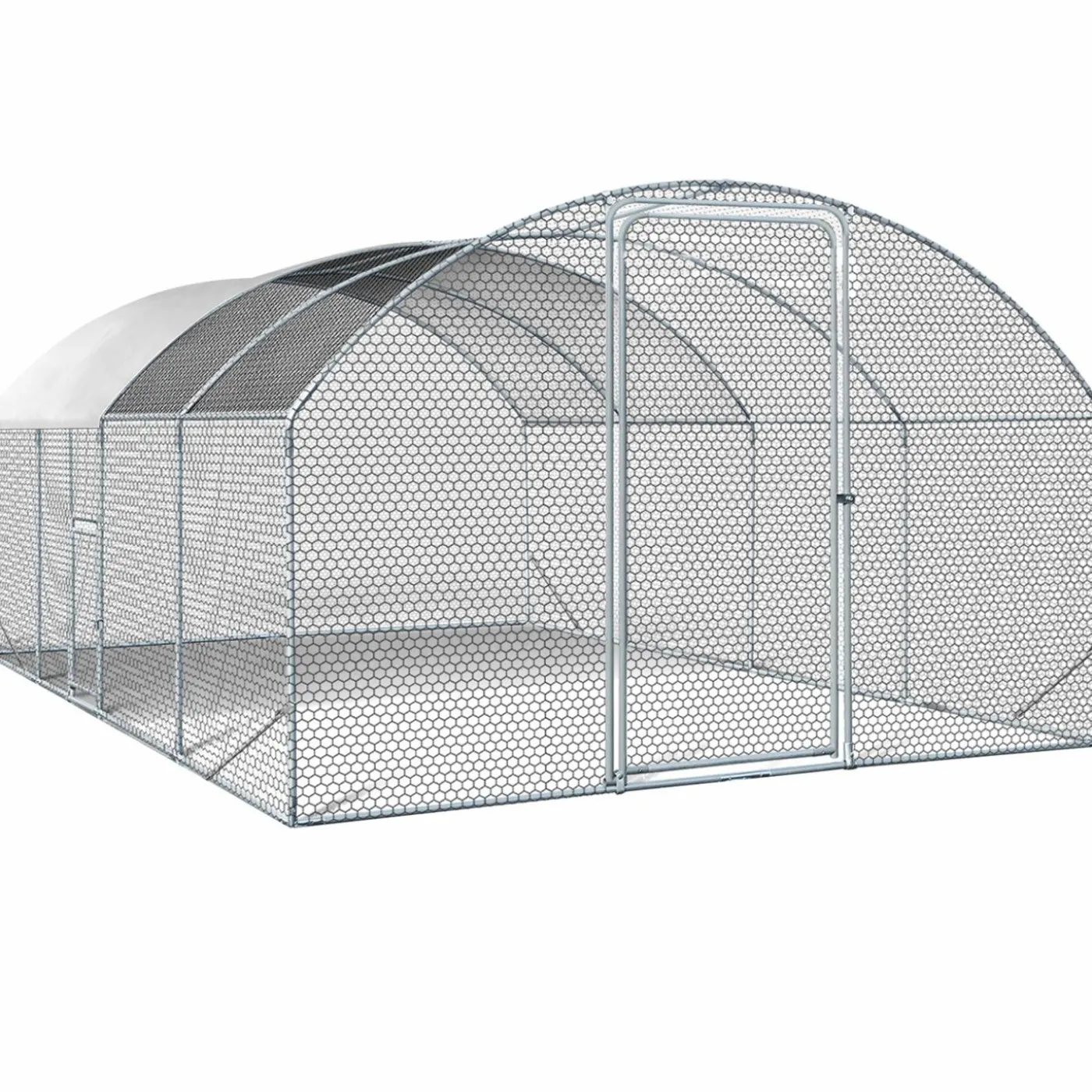 Parc à poules grillagé 15 m²