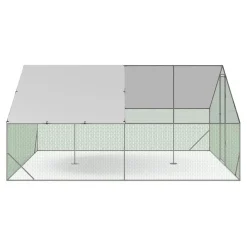 Parc à poules grillagé 16 m²
