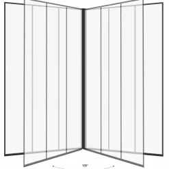 Pare baignoire 1 volet 80x140cm