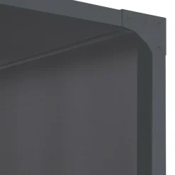 Pergola coulissante gris anthracite 2 pans 3x3 M