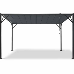 Pergola lames orientables gris anthracite