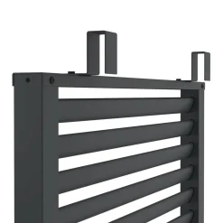 Pergola persienne 3x4M gris anthracite avec toit rétractable et 4 pans modulables