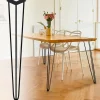 Pieds de table épingle hauteur 71 cm
