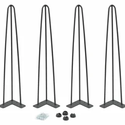 Pieds de table épingle hauteur 71 cm