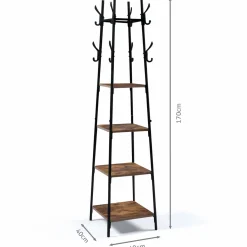 Porte-manteau industriel sur pieds