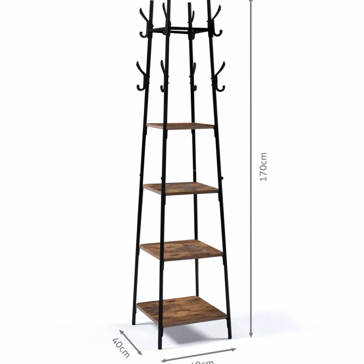 Porte-manteau industriel sur pieds