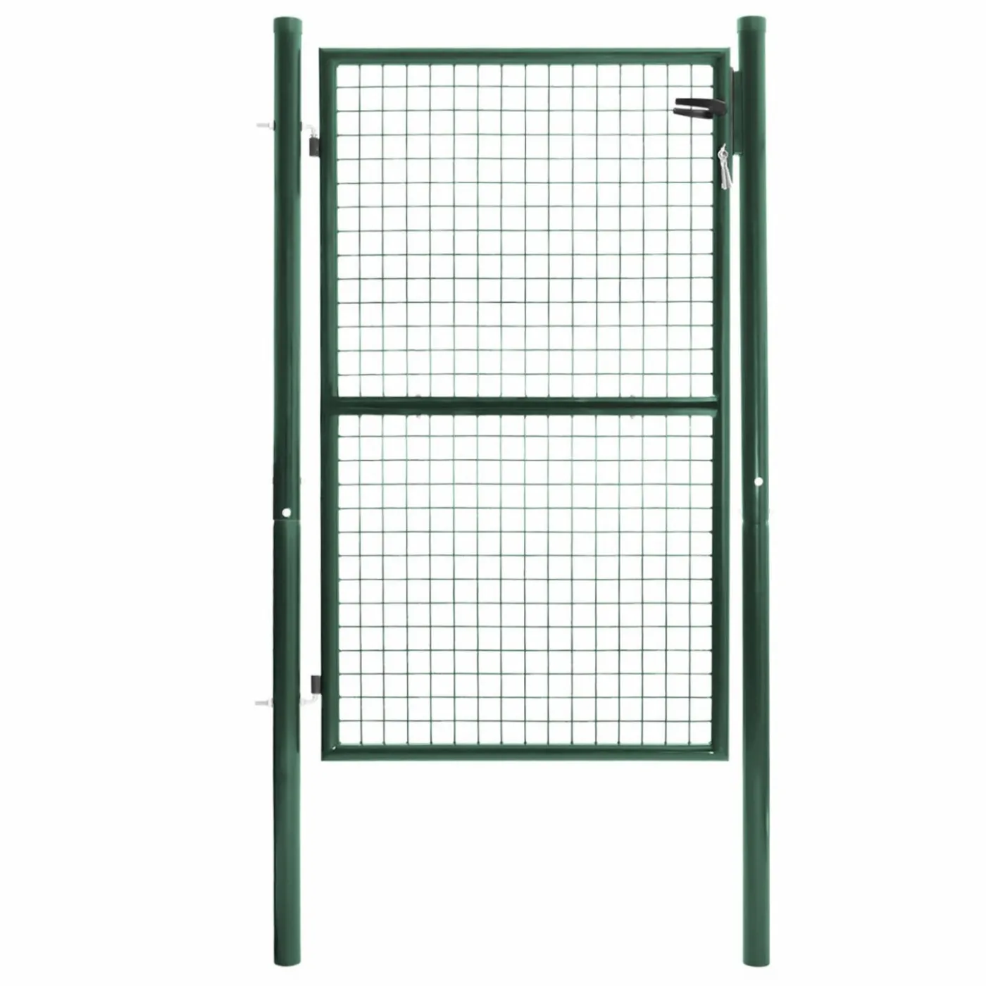Portillon vert jardin en acier 105 x 150 cm