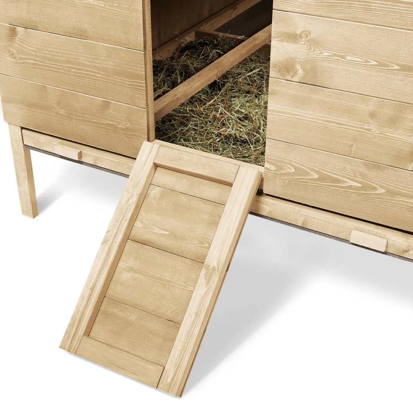 Poulailler 4 à 6 poules en bois avec pondoir