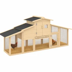 Poulailler XXL en bois avec pondoir