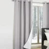 Rideaux occultants thermiques gris clair