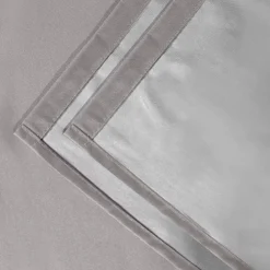 Rideaux occultants thermiques gris clair