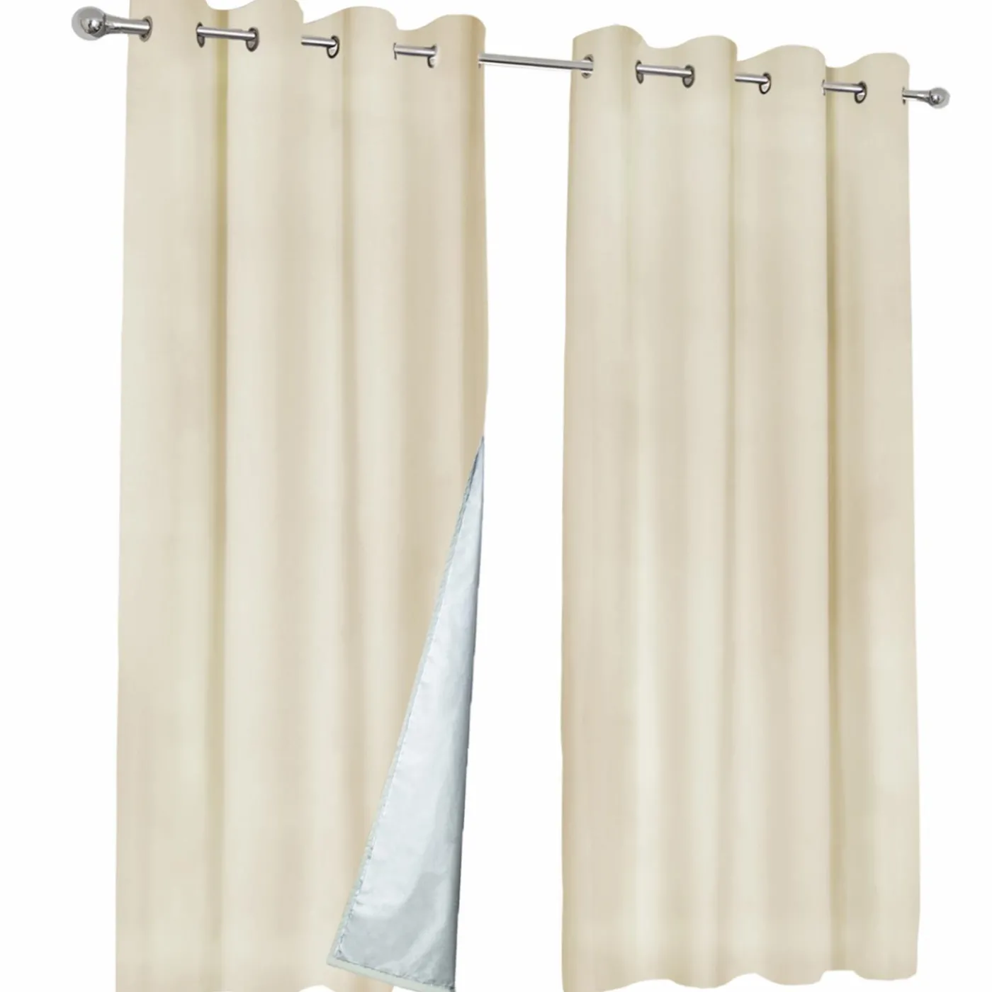 Rideaux occultants thermiques beige
